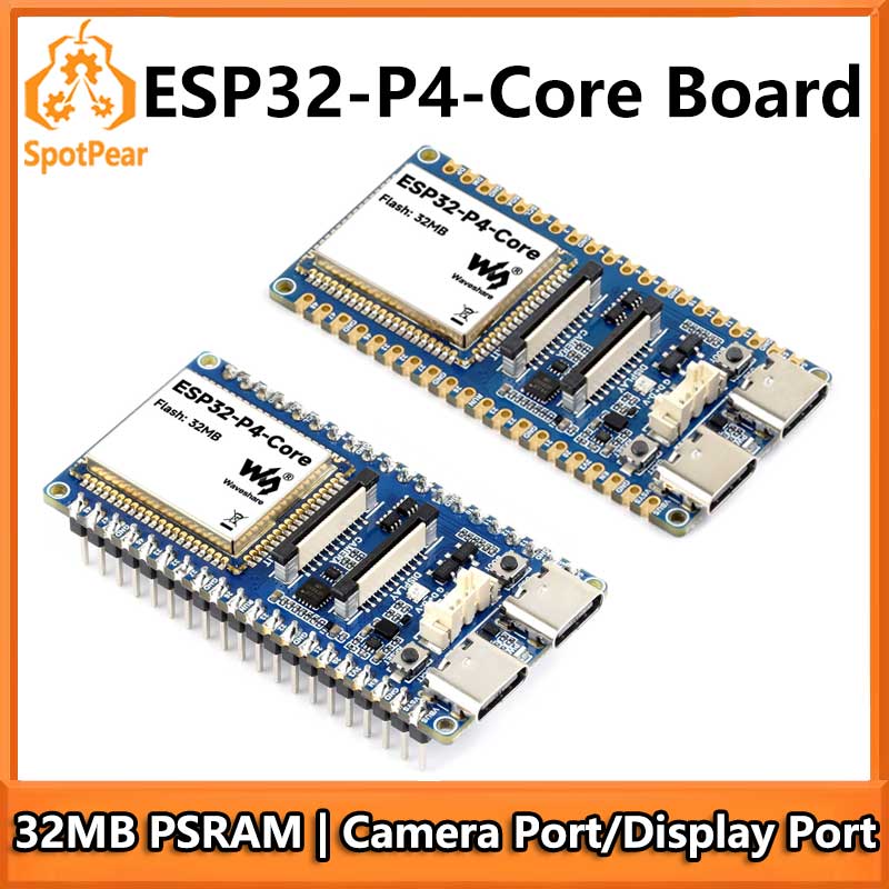 Esp32 P4 - ESP32-P4-Core Board with 32MB PSRAM USB