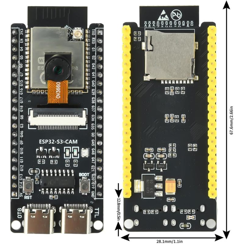 ESP32-S3-CAM Board With OV3660 - Esp32 Wifi Bluetooth Module ulasan dan harga