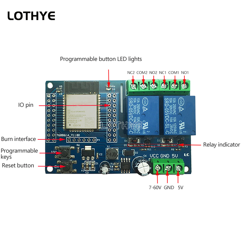 ESP32 Dual Channel Wifi Blueto - Esp32 Uart Module ulasan dan harga