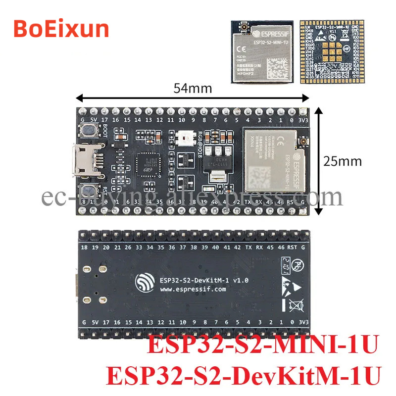 ESP32-S2-DevKitM-1U Developmen - Esp32 S2 ulasan dan harga