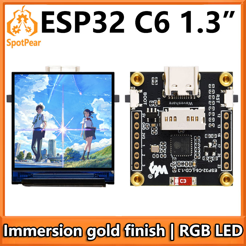 ESP32-C6 LCD Development Board - Esp32 C6 ulasan dan harga