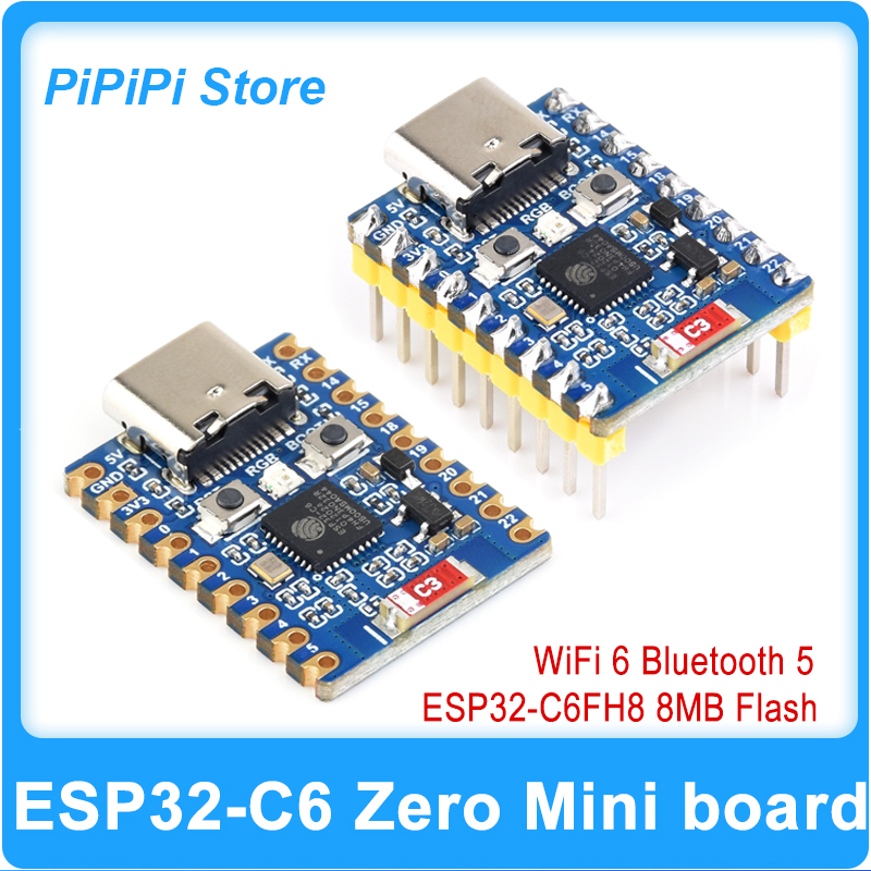 ESP32-C6 Zero Super Mini Devel - Esp32 Uart Module ulasan dan harga