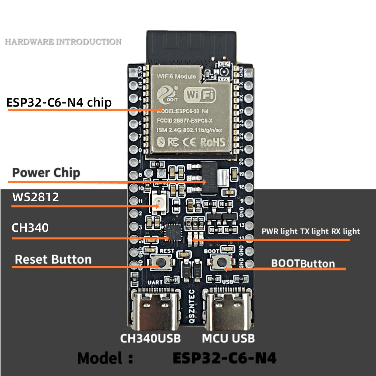 ESP32-C6-DevKitC-1 ESP32-C6 Co - Esp32 Devkit ulasan dan harga