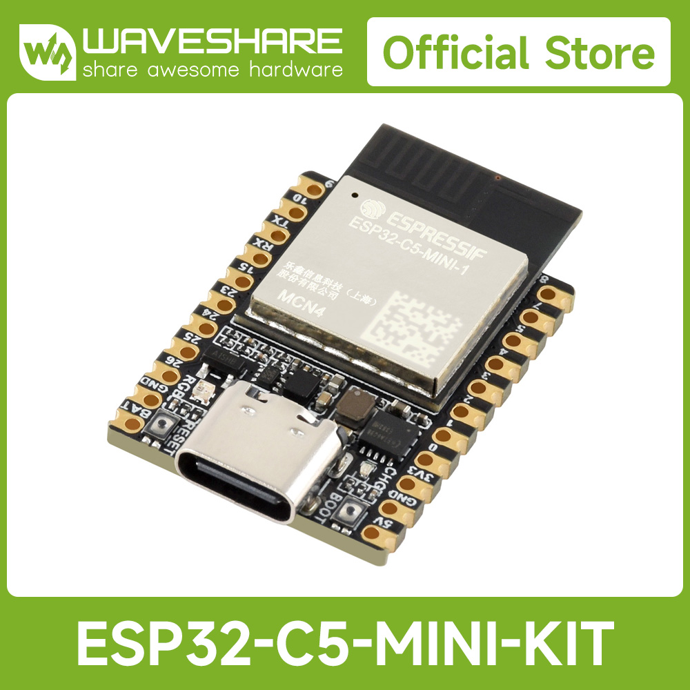 Waveshare ESP32-C5 Mini Dual-b - Esp32 Development Board ulasan dan harga